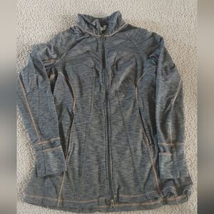 Athleta Gray Zip Up Jacket